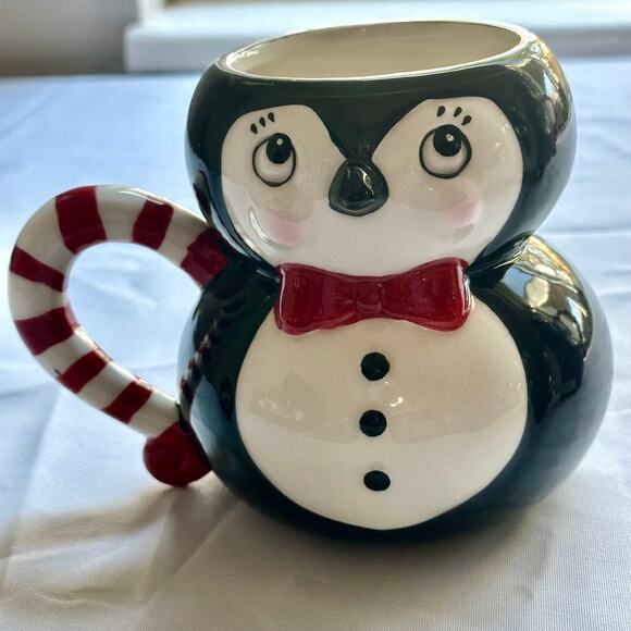 Johanna Parker & Magenta Carnival Cottage Collectible Penguin Mug - Picture 1 of 6